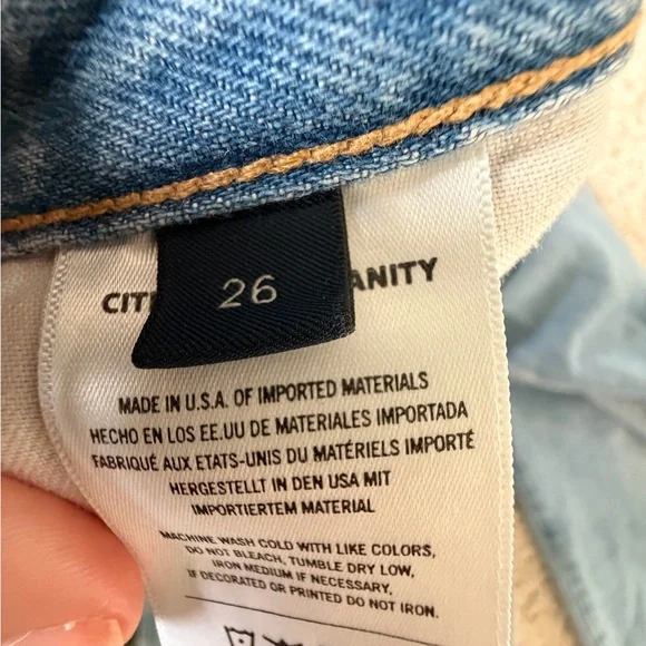 Citizens Of Humanity Annina Straight Leg Full Length Jenas in Blue Size 26 - Picture 10 of 10